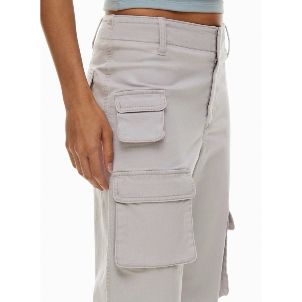 Wilfred Aritzia Women Beige Cargo Utility Wide Leg Pants US4 Casual Contemporary - Picture 4 of 14